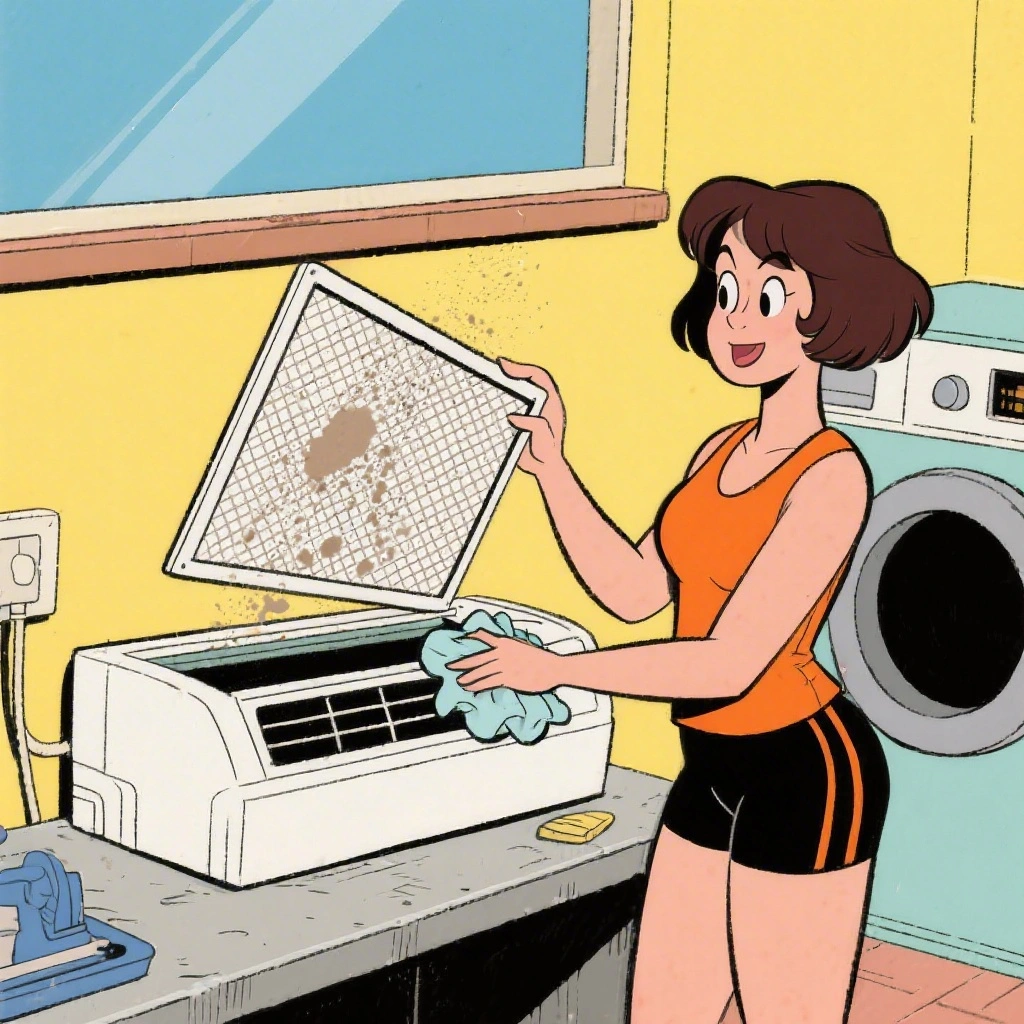 An HVAC technician checking refrigerant levels during an annual air conditioner service — low refrigerant forces the compressor to work harder, increasing electricity use by 20-40% while delivering the same cooling output.