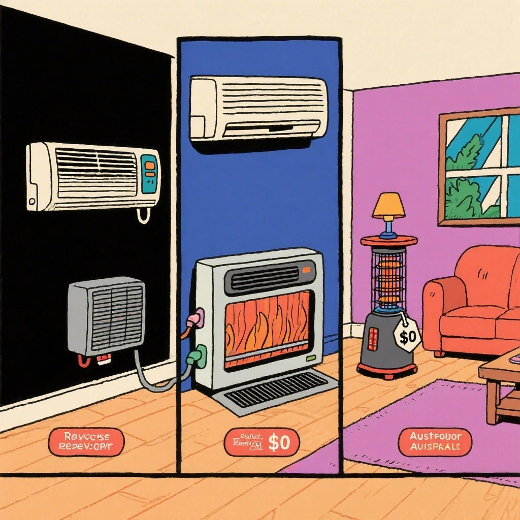 Installing lined thermal curtains on south-facing windows — heavy curtains reduce radiant heat loss by up to 40% on Melbourne winter nights, one of the highest-return passive heating improvements for existing homes.