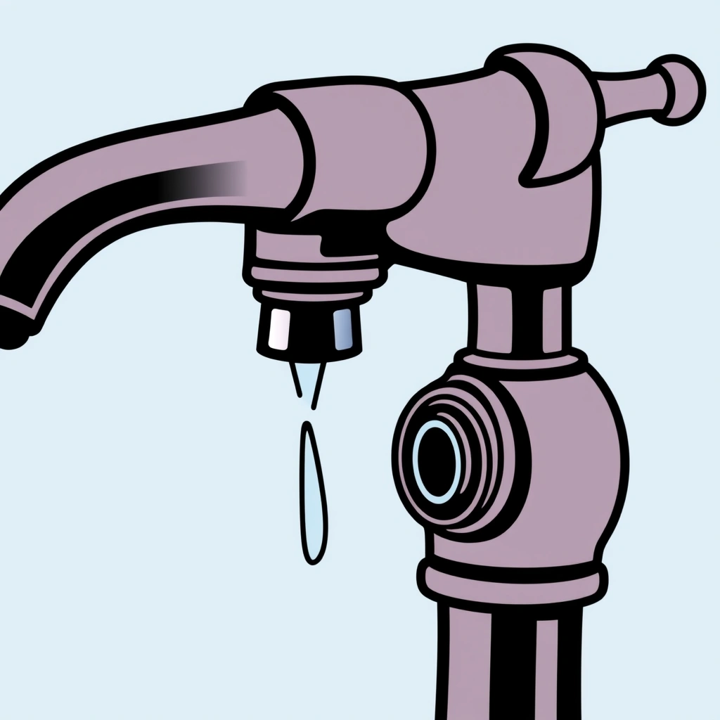 A tap cartridge being pulled from the valve body.