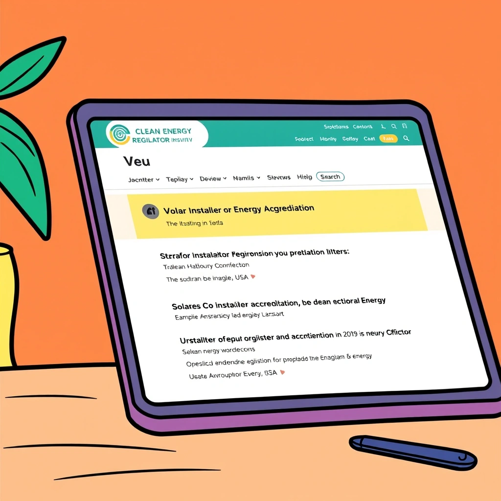 A laptop showing the VEU and Clean Energy Regulator websites with search results confirming installe